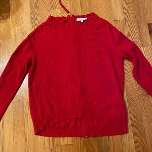 Sandro Vibrant Red Knit Top